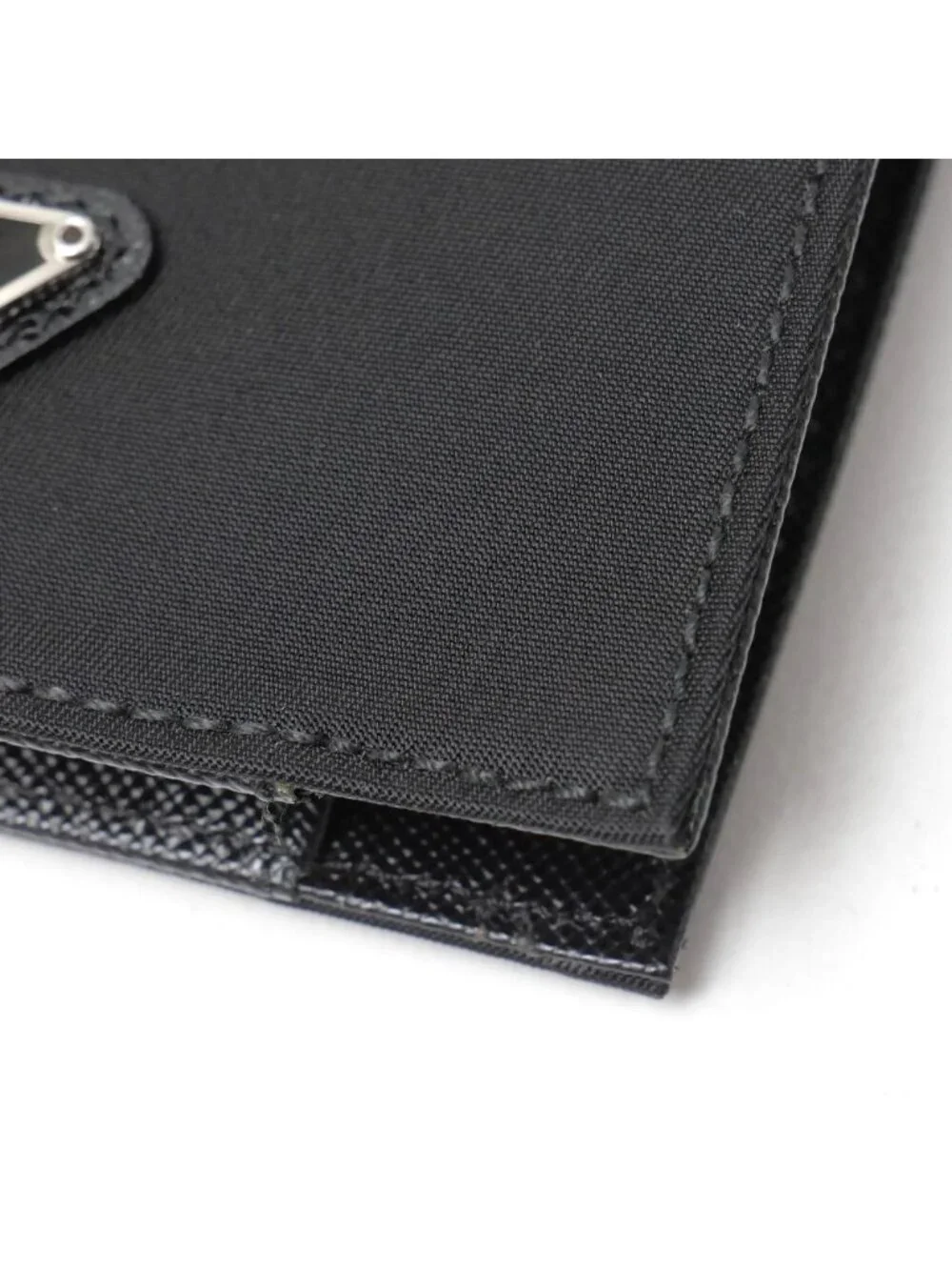 Prada Card Case Triangle Logo Bifold